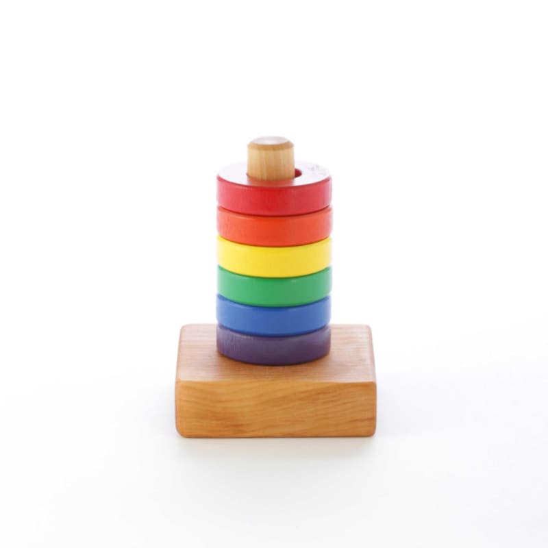 Wooden Ring Stacker - Etsy