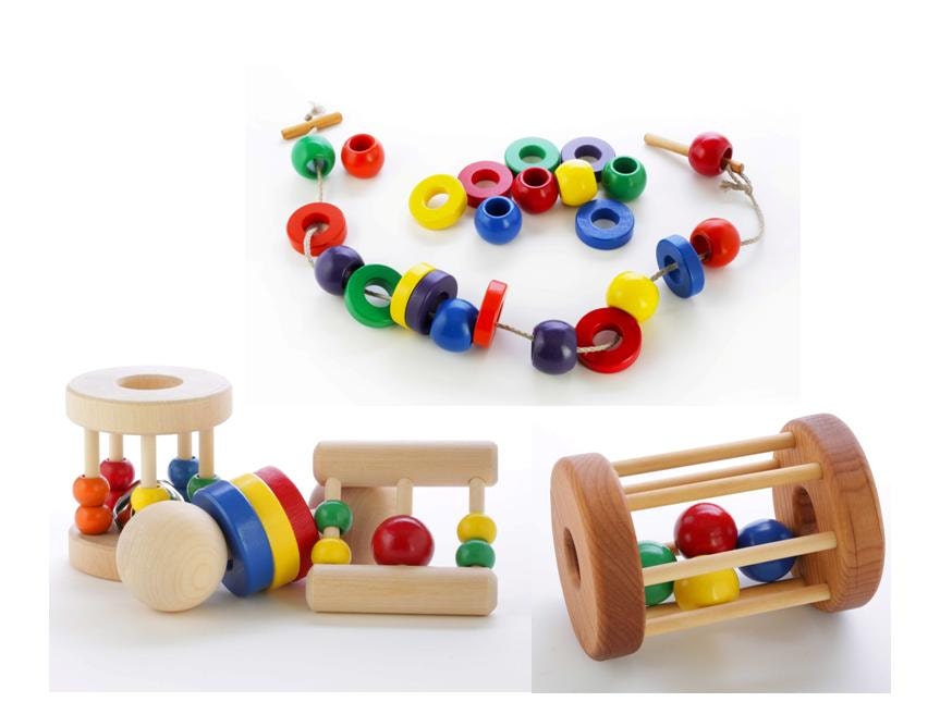Montessori Baby Toy Gift Set Wooden Baby Toys Wooden Etsy