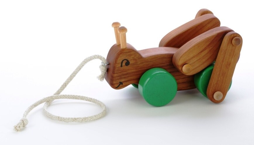 Wooden Grasshopper Pull Toy Toddler Gift Traditional Folk - Etsy Canada