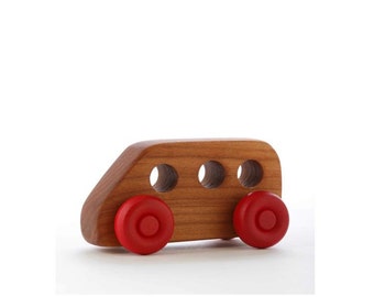 Wooden Mini Toy Bus