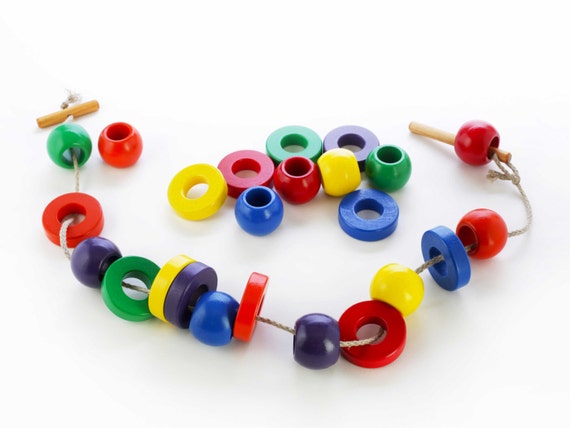 montessori lacing beads