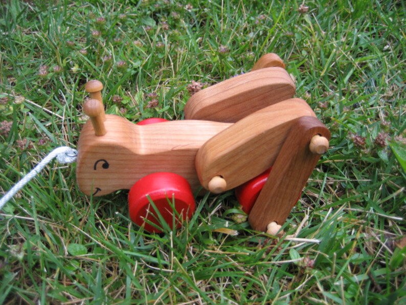Wooden Pull Toy Toddler Gift Etsy