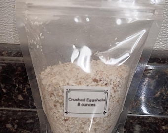 Cáscaras de huevo trituradas