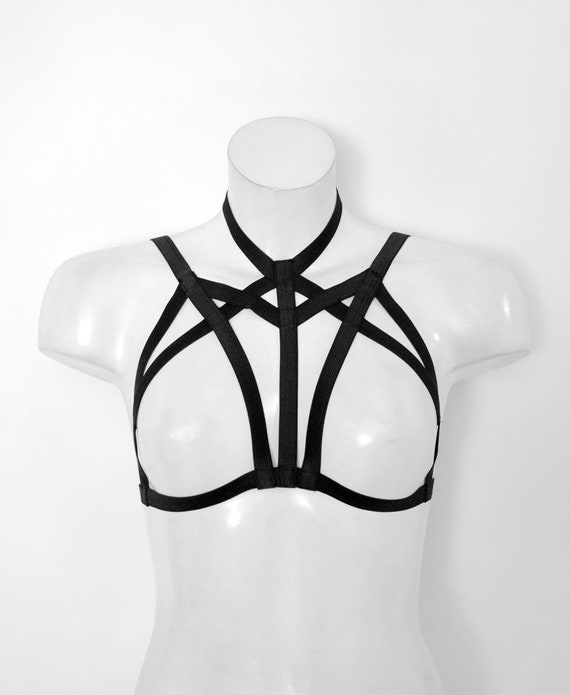 Elastic Chest Harness, Open Bust Bra, Women's Bralette Harness, Cupless  Elastic Bra -  Canada