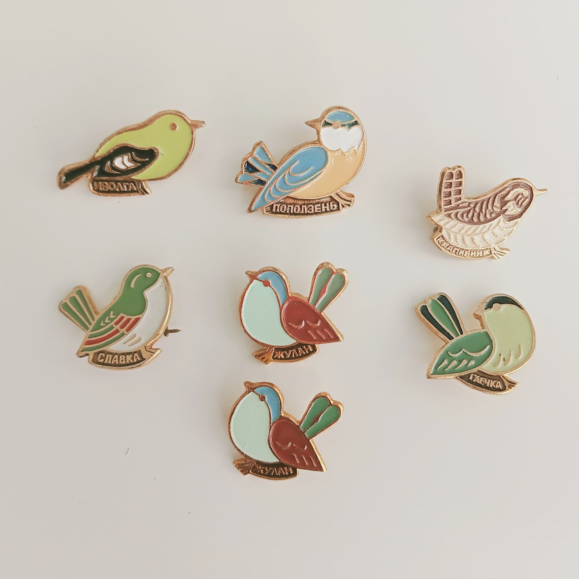 Enamel pin Bird pin Badge Backpack pins Lapel pin Nature Etsy