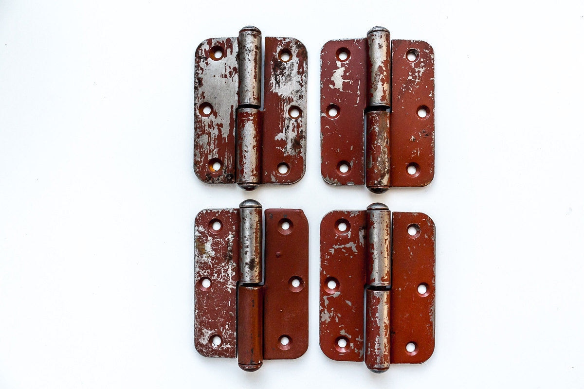 Old door hinges Vintage hinges Industrial decor Farmhouse Etsy
