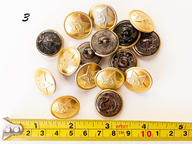 Military Buttons Metal Buttons Navy Buttons Soviet Buttons Etsy