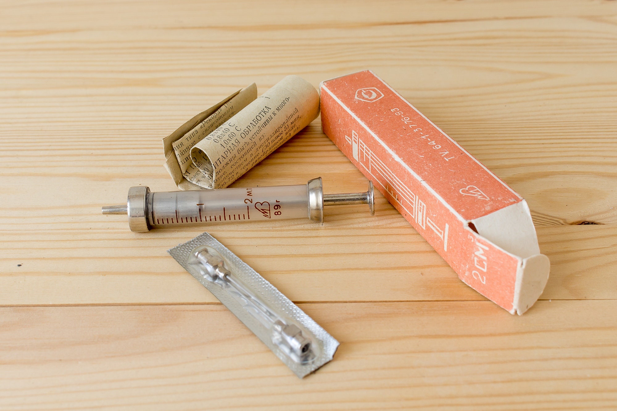 Vintage Medical Syringe Retro Medical Equipment Glass Syringe Etsy