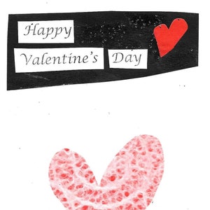 Biglietto di San Valentino individuale vuoto con busta