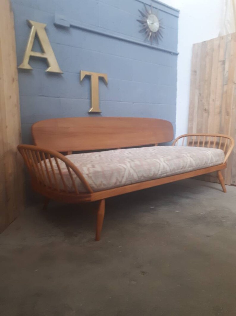 Beautiful Vintage Ercol Day Bed Studio Couch Mid Century Etsy