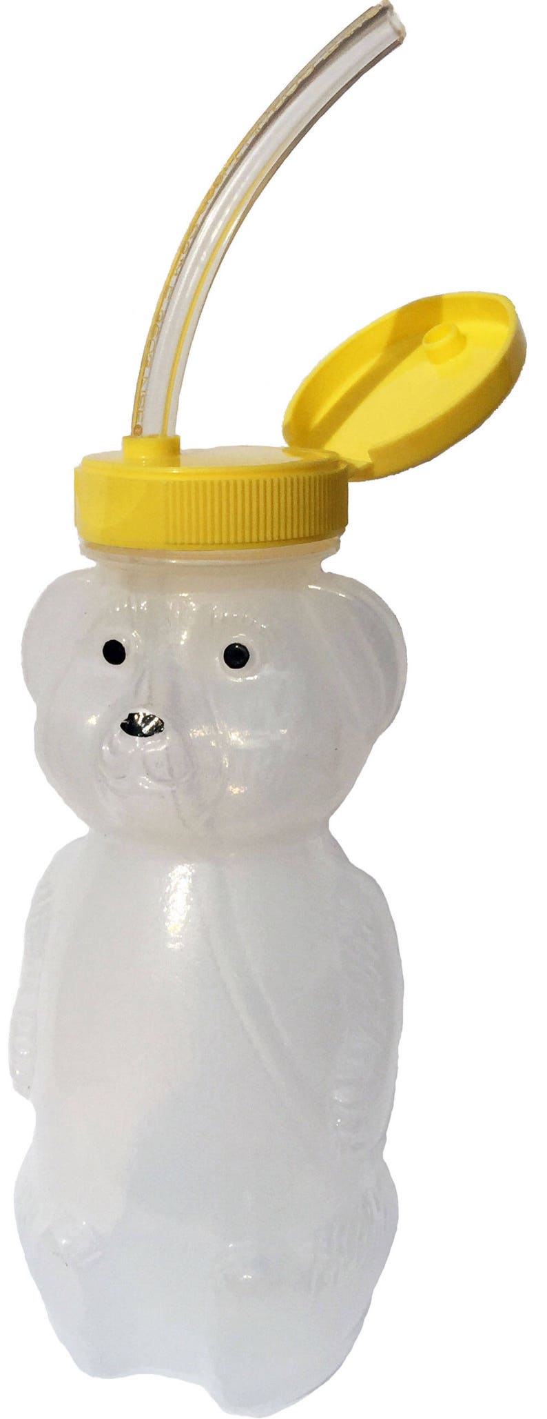 Honey Bear Speech/Special Needs Sippy Cup with Two Straws Etsy