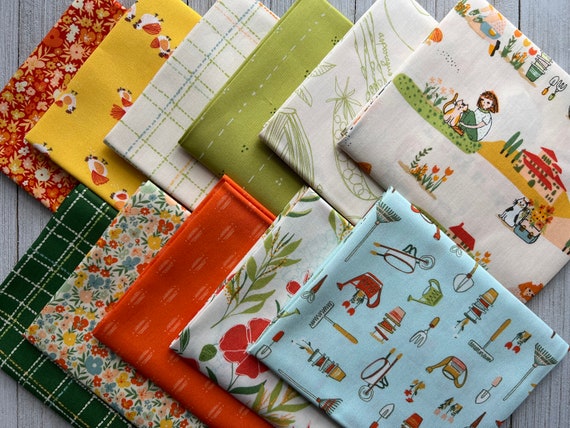 Grow and Harvest 11 Pieces Fat Quarter Bundle by Art Gallery 