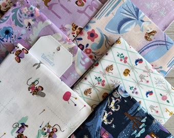 Wishes by  Jill Howarth for Riley Blake Designs 7 piece Fat Quarter Bundle 18" x 21" Precuts