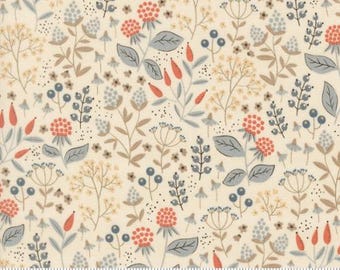 Fabric by HALF YARD- Moda Fabrics Elena Amo - Natures Sketchbook Pearl 39071 11