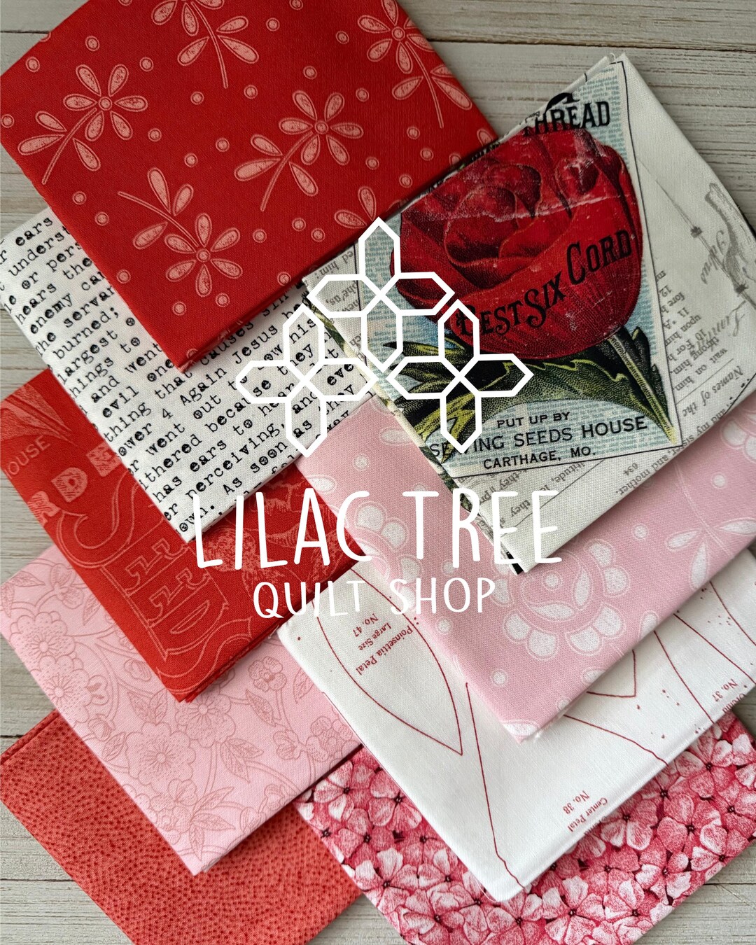 Fat Quarter 9 Piece Fabric Bundle - Riley Blake J Wecker Frisch ...