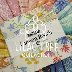 Charm Pack 42 Piece Fabric Bundle - Moda Fabrics Crystal Manning - Cannon Beach