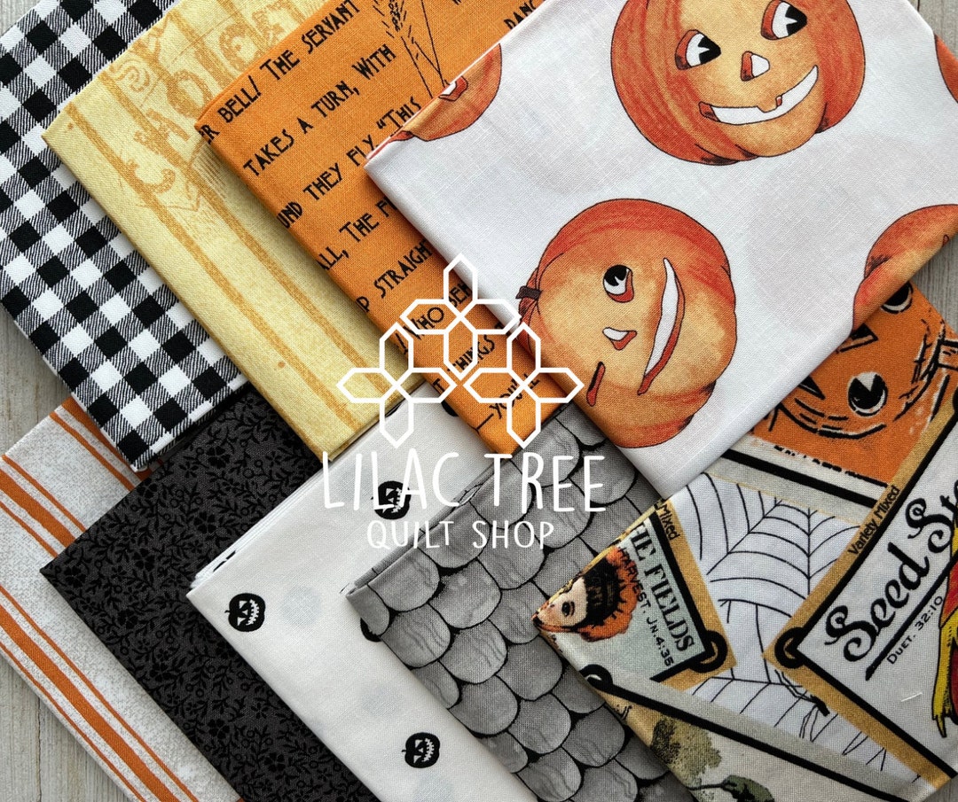 Fat Quarter 9 Piece Fabric Bundle - Riley Blake J Wecker Frisch ...