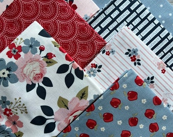 Vintage Charm Fat Quarter Bundle - 21 Pieces Riley Blake Designs By Dani Mogstad