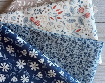 Fieldrush Half Yard Bundle 4 pieces 18" x 42" (2 yards total)  Moda Fabrics Quilt Quality Fabric
