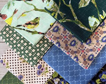 Fat Quarter 8 Piece Fabric Bundle - Bari J for AGF - My Mother's Daughter