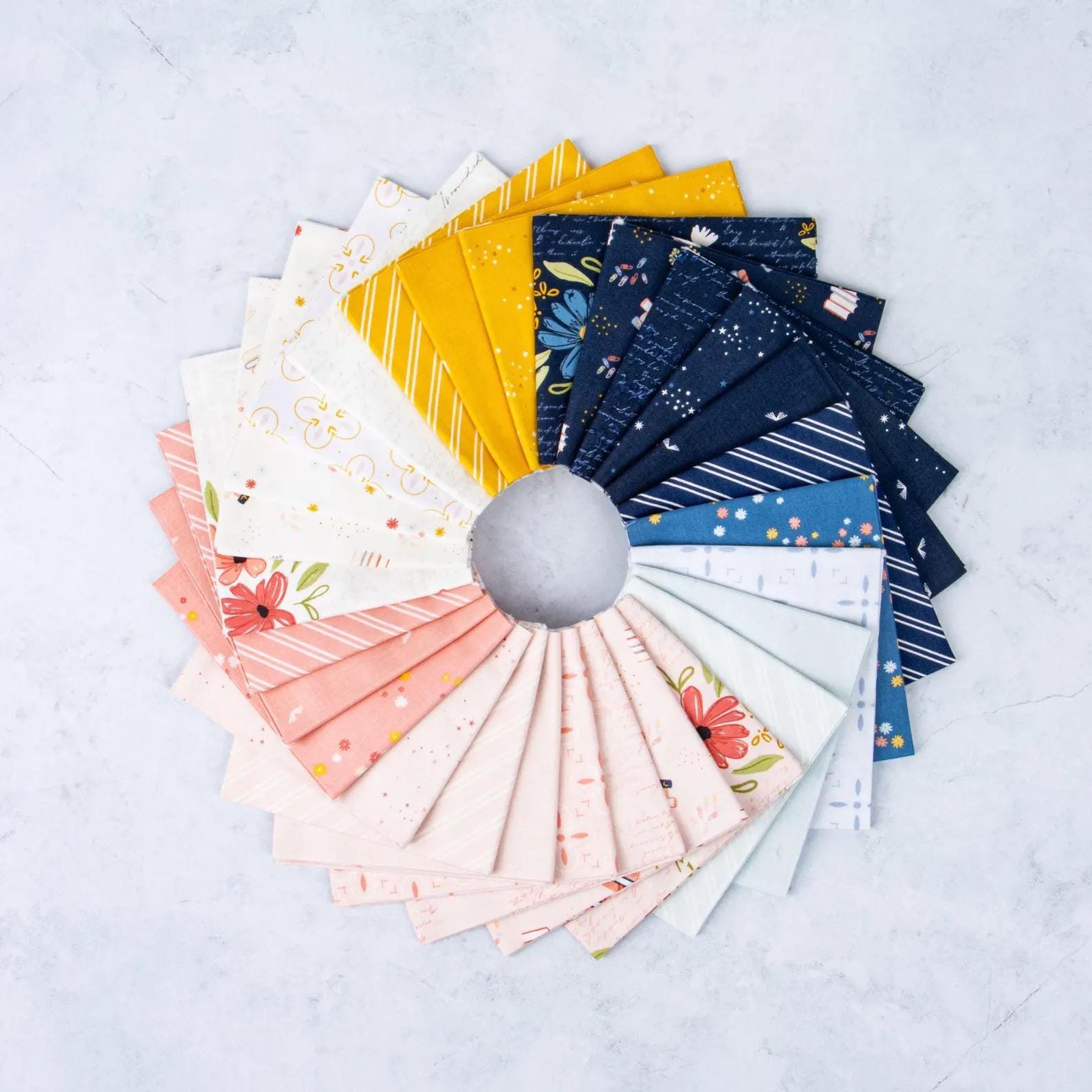 Fat Quarter 28 Piece Fabric Bundle - Riley Blake Fran Gulick - Between ...