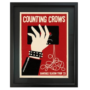 Counting Crows 2023 gig poster