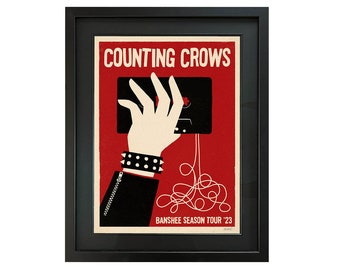 Counting Crows 2023 gig poster