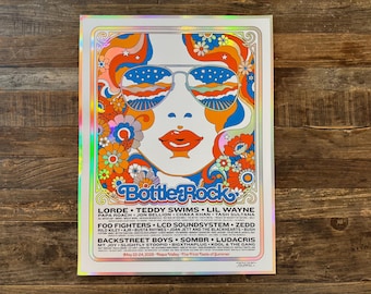 "offizielles "" FOIL ""Boulerock 2026 Poster"""