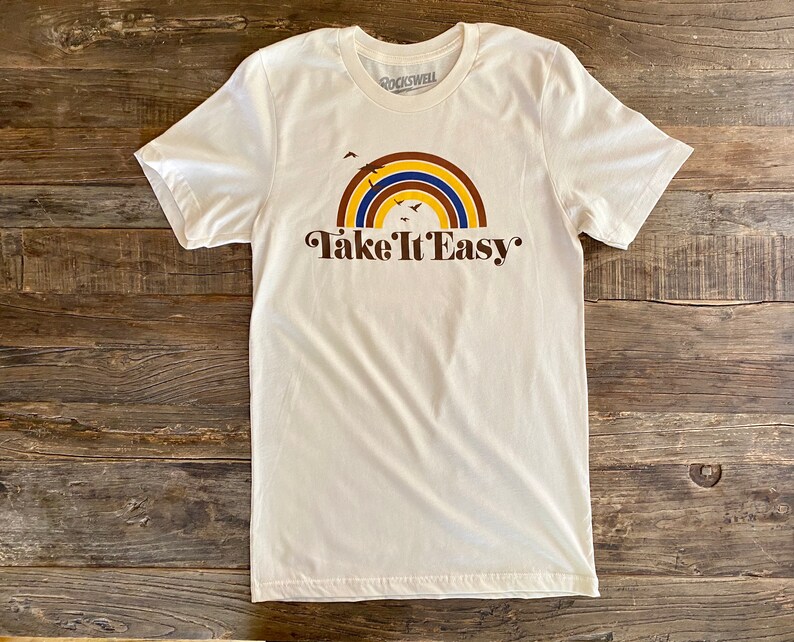 Retro Take It Easy Unisex Slim Fit T-shirt - Etsy