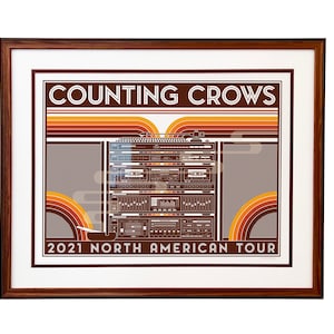 Cartel de la gira Counting Crows 2021