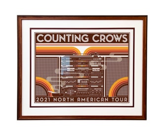 Counting Crows 2021 tour poster