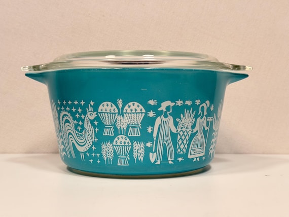 Pyrex #473 Butterprint 1 Quart Casserole