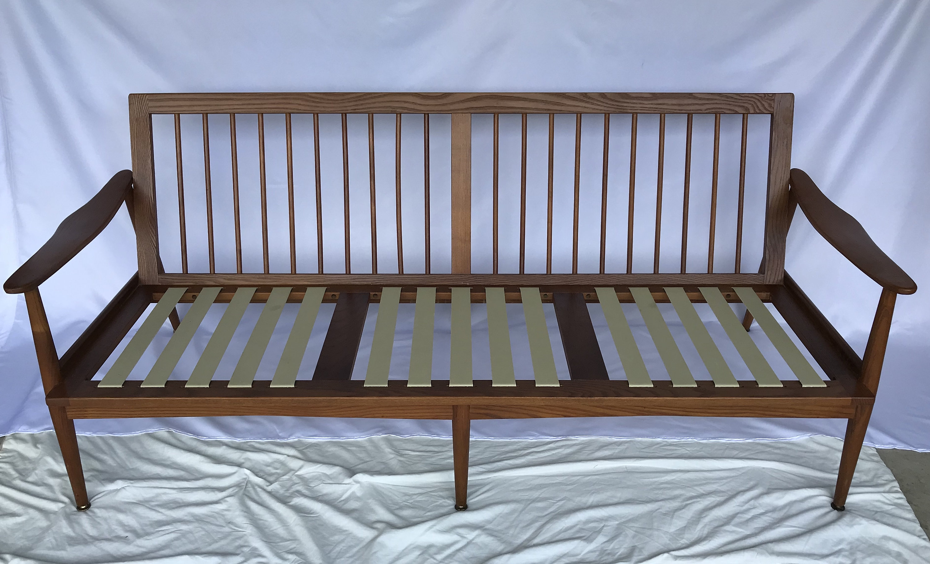 Heywood Wakefield Oak Framed Sofa, Circa 1960's (Frame Only) *Please