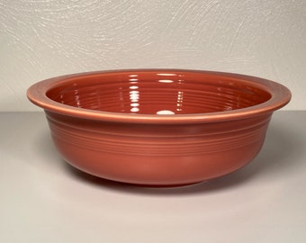 Fiestaware 8.5" Rose Nappy Bowl