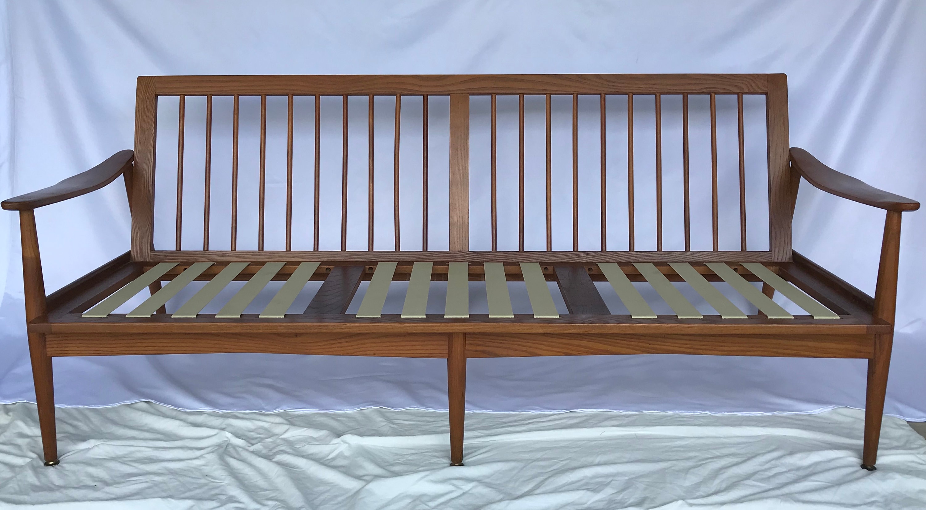 Heywood Wakefield Oak Framed Sofa, Circa 1960's (Frame Only) *Please