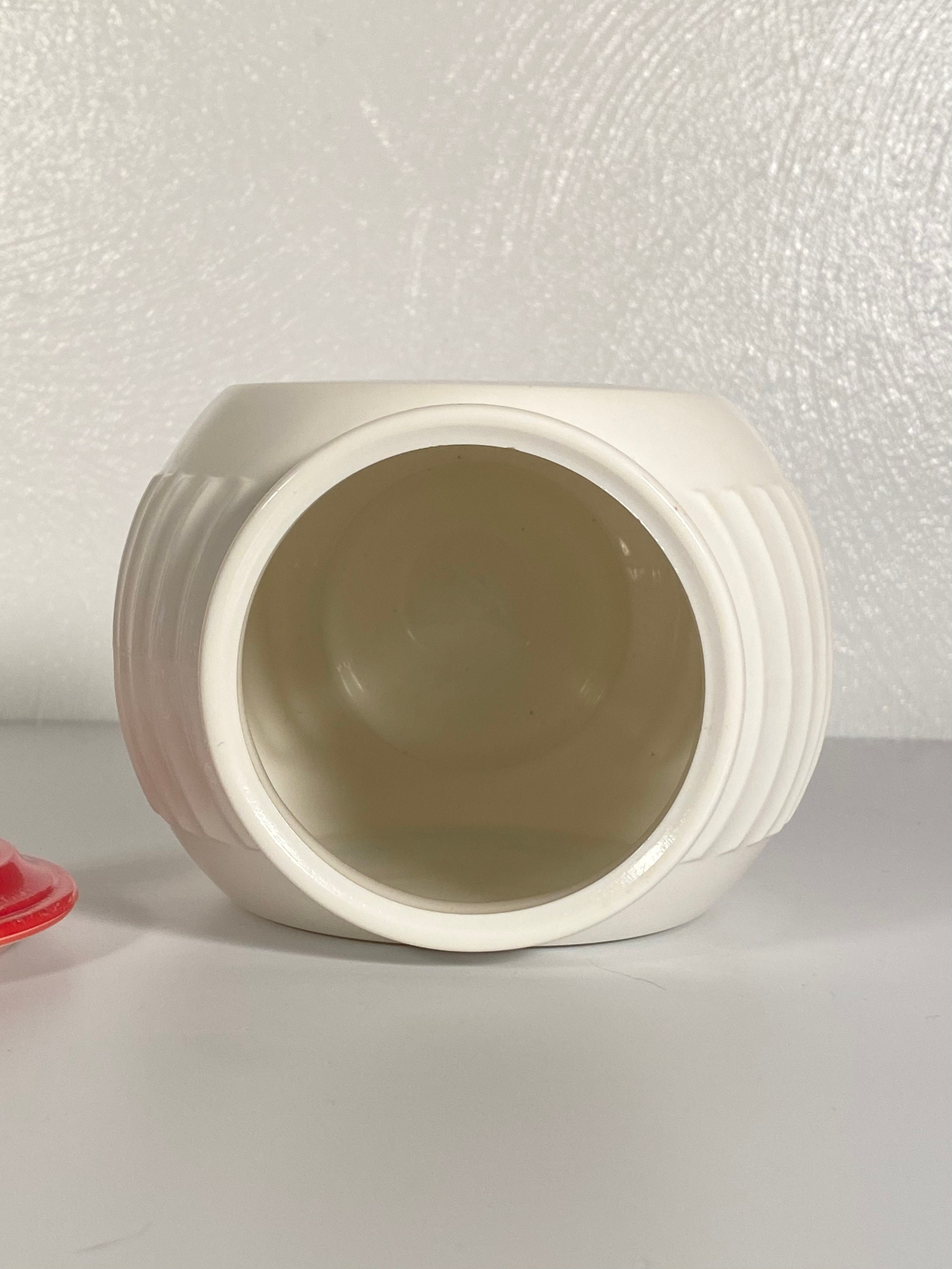 Vitrock / Fire King Tulip Grease Jar