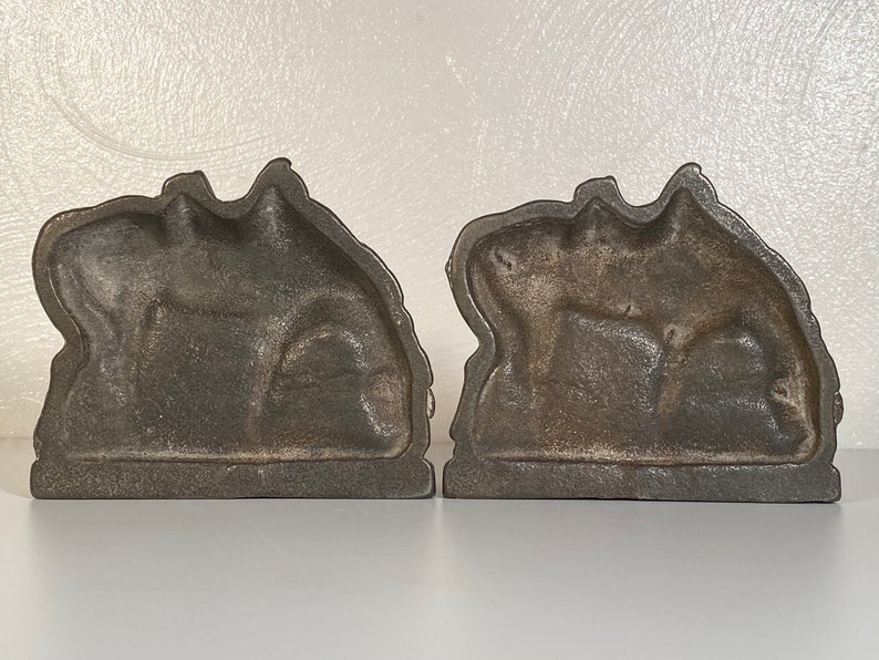 Antique Iron Horse Bookends image 7