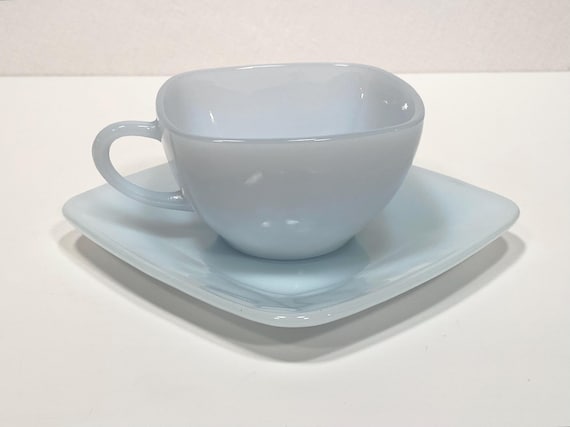 NOS Fire King Azur-ite Cup & Saucer