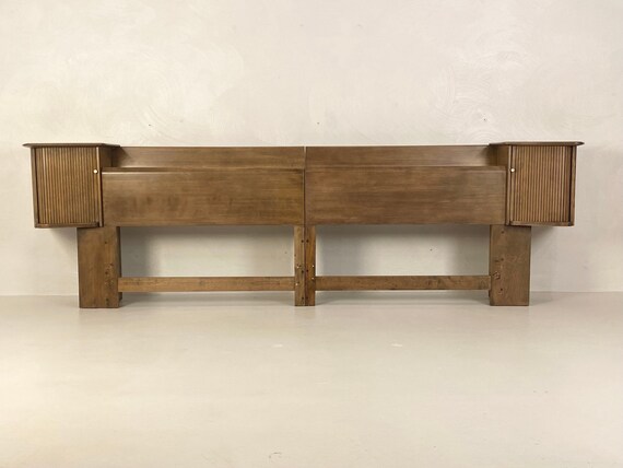 King-Size Headboard by Heywood Wakefield Cadence, Circa 1955 - *Please ask for a shipping quote before you buy.