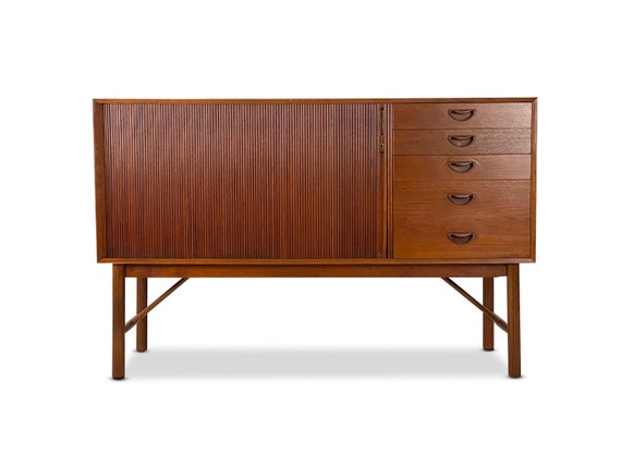 Teak Credenza by Peter Hivdt & Orla Mølgaard Nielsen for Søborg Møbelfabrik, Circa 1950s - Please ask for a shipping quote before you buy.