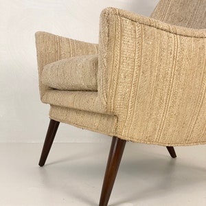 Upholstered Modern Lounge Chair, Circa 1960s Please ask for a shipping quote before you buy. image 8