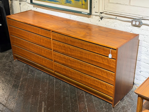 Vitré of Denmark Teak 8 Drawer Dresser (Restored) - *Please ask for a shipping quote before you buy.