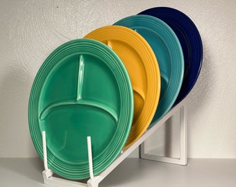 Fiestaware 10.5" Divided Plates - Set of 4