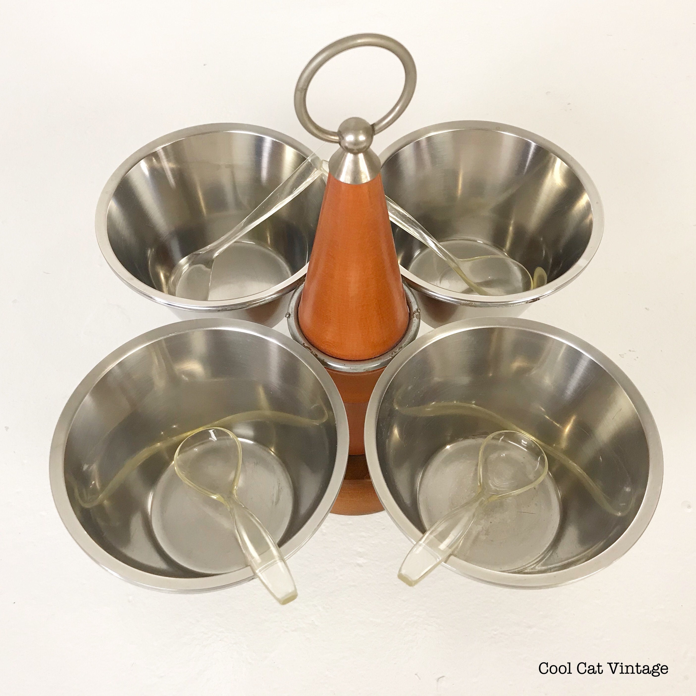 Rotating Condiment Server by Stako of Sweden, Circa 1960s *Please see