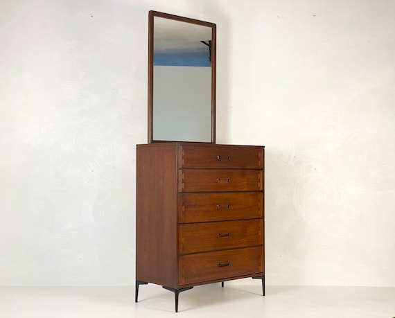 Lane Acclaim Chest with Mirror, Circa 1965 - *Please ask for a shipping quote before you buy.