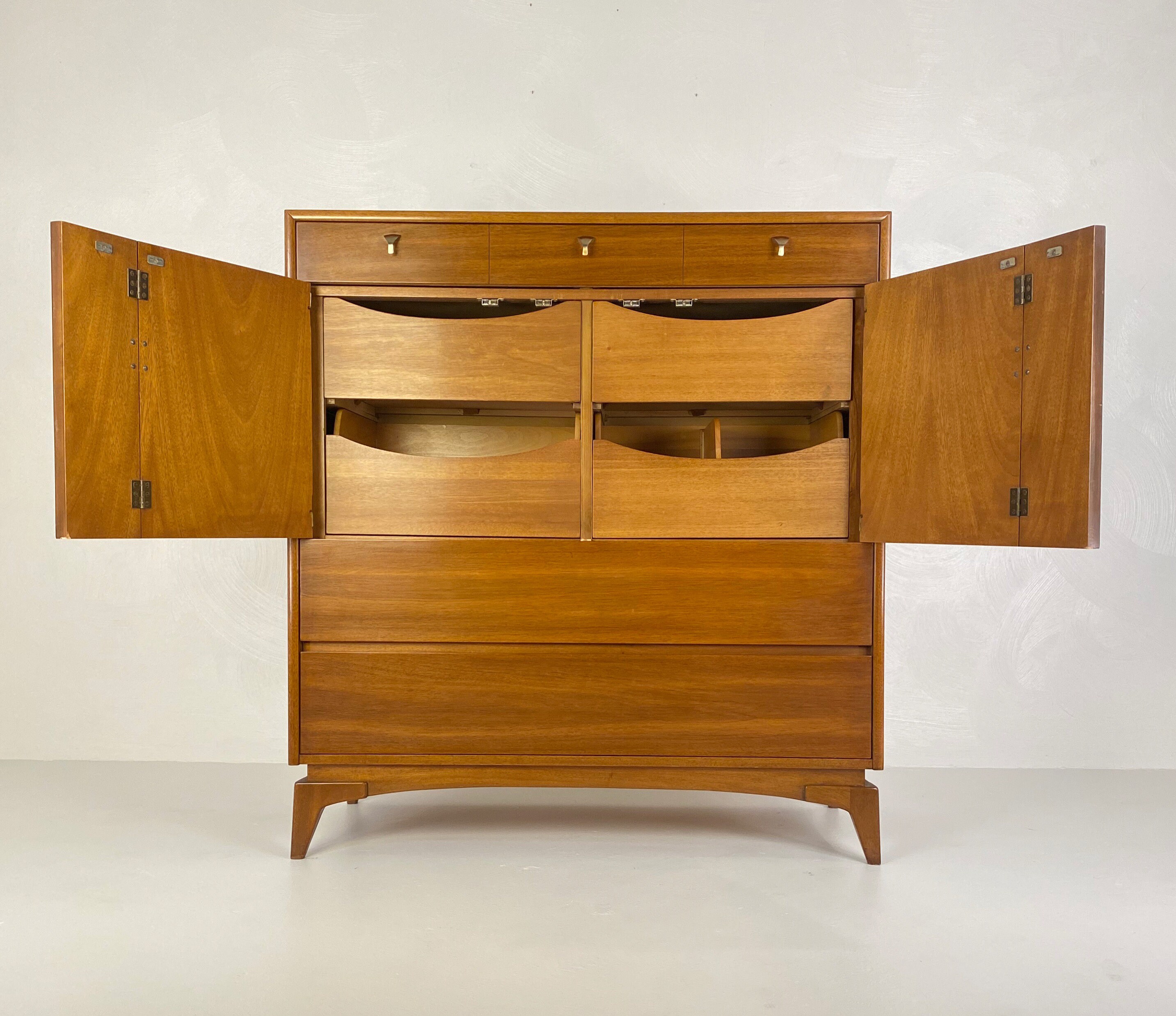 HOLD FOR DEB Modern Armoire Manufactured by York County Chair Company, Circa 1950s