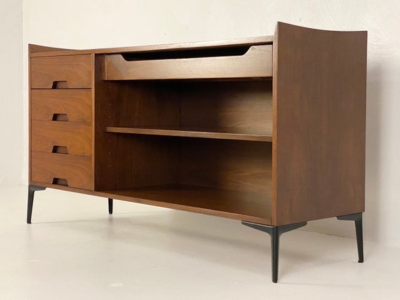 Walnut Credenza by Bethlehem Furniture MFG. CORP., Circa 1960s - *Please ask for a shipping quote before you buy.