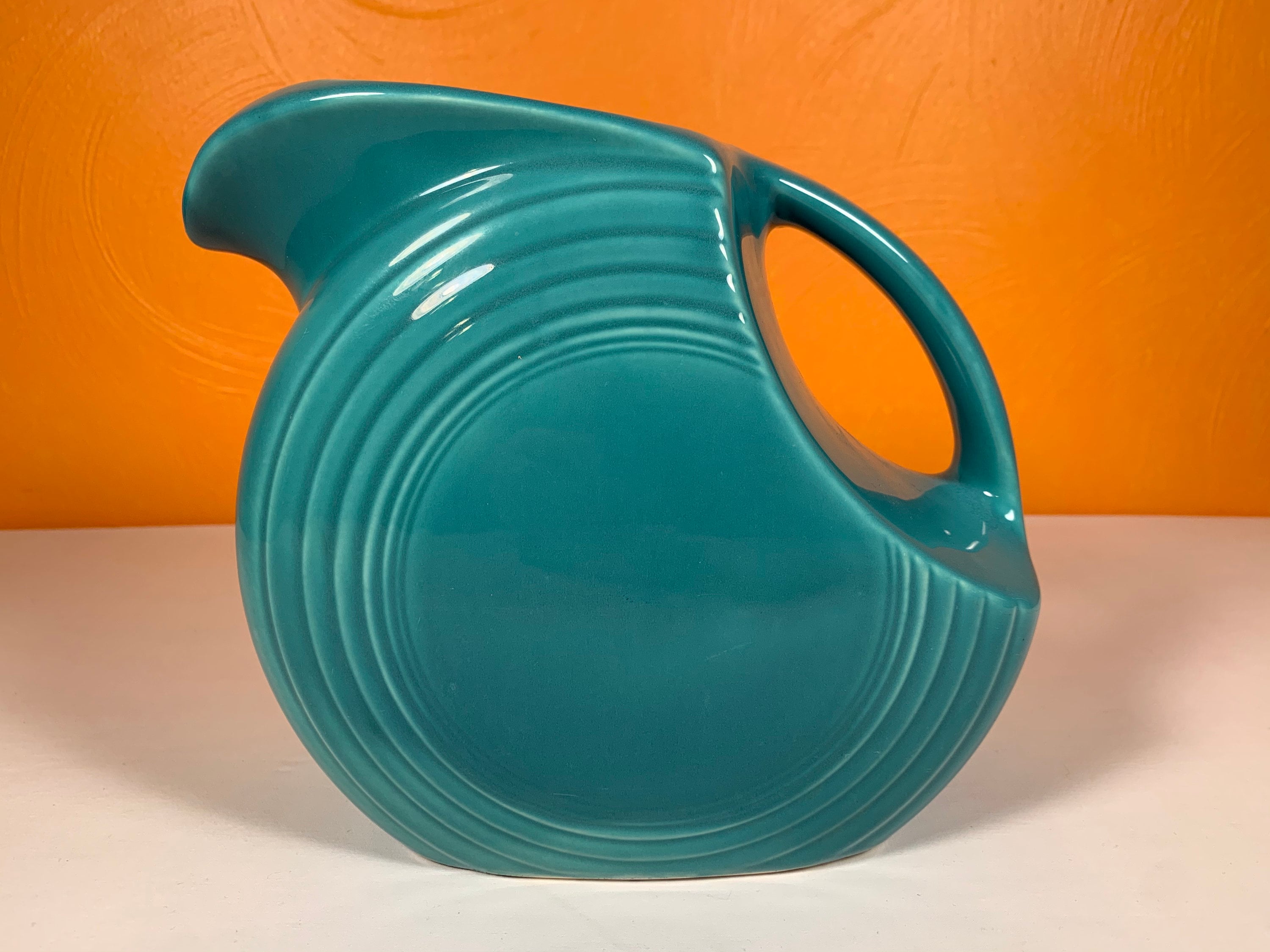 Fiesta Turquoise (Older) Large Disc Pitcher