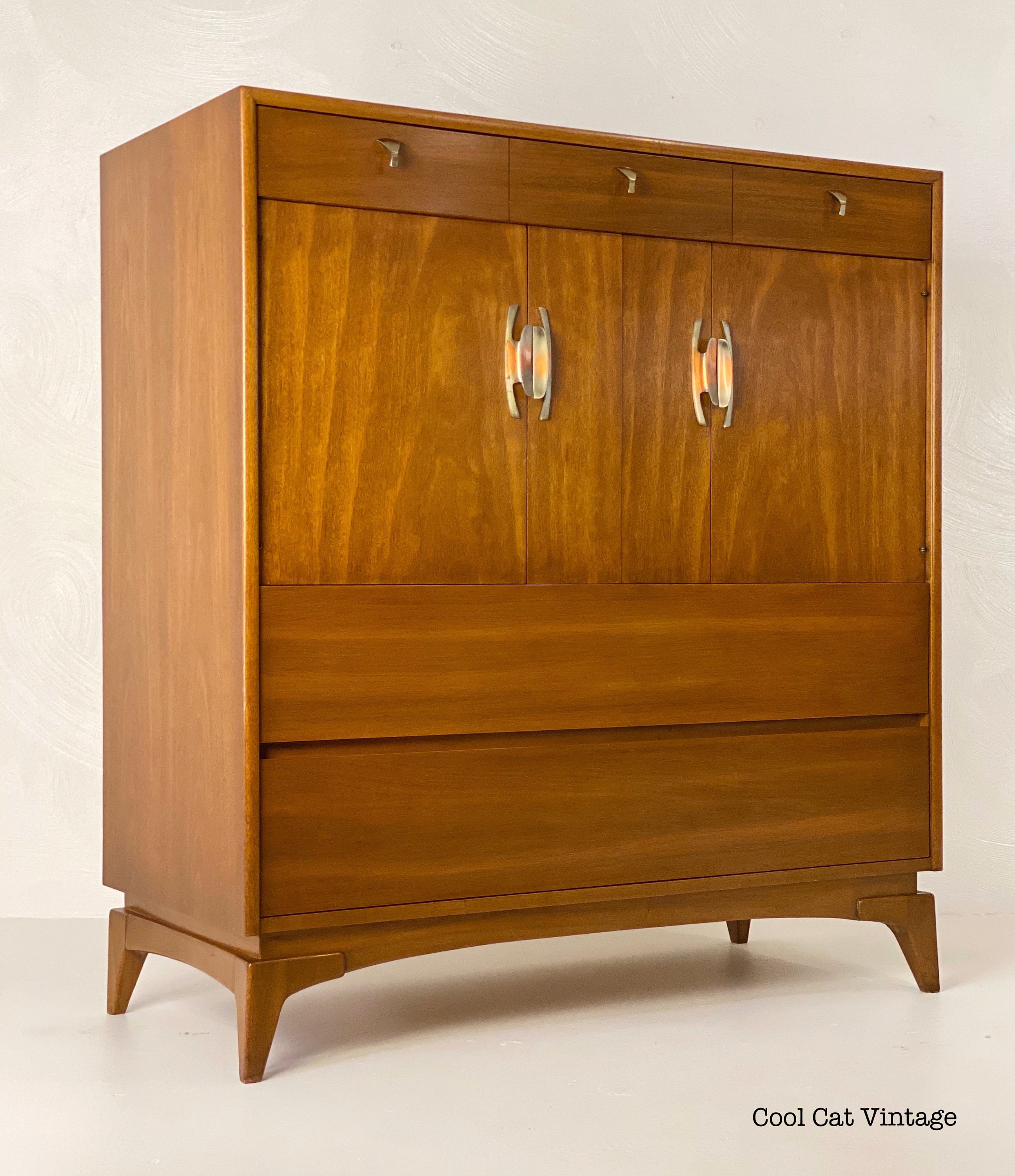 HOLD FOR DEB Modern Armoire Manufactured by York County Chair Company, Circa 1950s