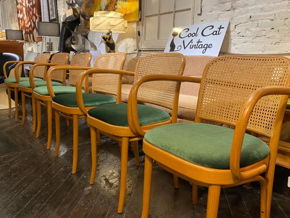 Set of Six Thonet Bentwood Dining Chairs, Circa 1970s - *Please ask for a shipping quote before you buy.